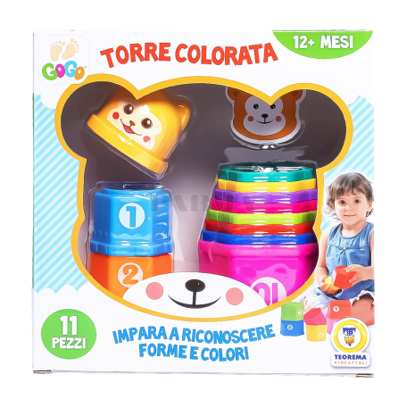 Игрушка "Teorema" башня-пирамидка