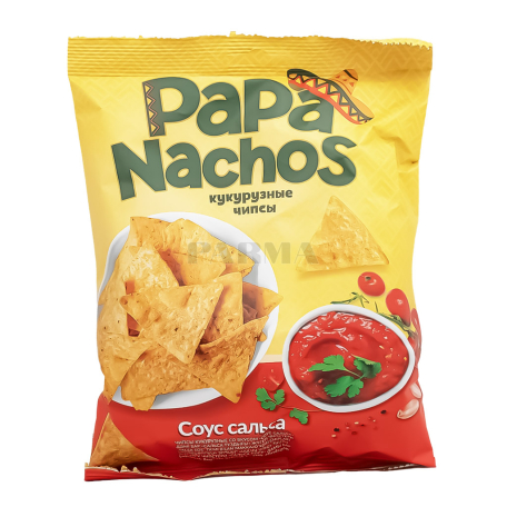 Чипсы "Nachos" кукуруза, соус сальса 75г