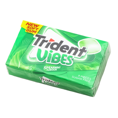 Жевательная резинка "Trident Vibes" мята, без сахара 21г