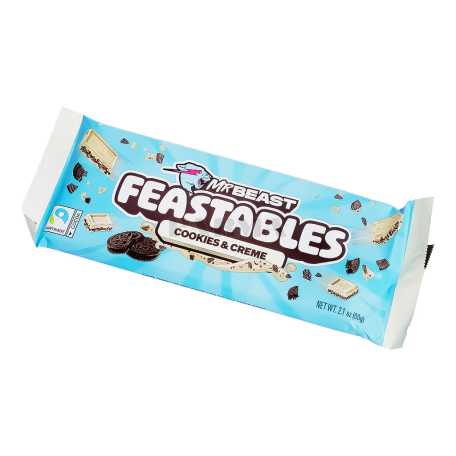 Chocolate bar "Mr.Beast Feastables" milk, cookie 60g