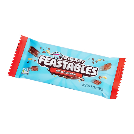 Chocolate bar "Mr.Beast Feastables" with milk, puffed rice 35g