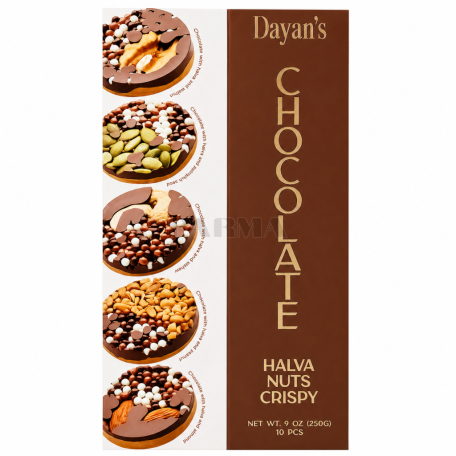 Հալվա «Dayan`s Sweets» ավանդական, շոկոլադ, ընդեղեն 250գ