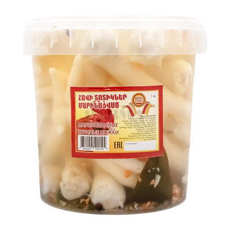 Chicken feet "Best Food" marinated 1kg