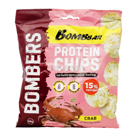 Chips "BombBar" crab, gluten-free 50g