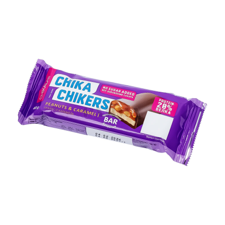 Baton "Chikalab Chikabar" peanut, salted caramel, sugar free 40g