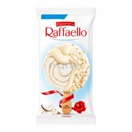 Պաղպաղակ «Raffaello» էսկիմո, սպիտակ շոկոլադ, կոկոս, նուշ 63.5գ