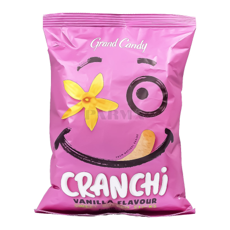 Corn sticks "Grand Candy Cranchi" vanilla 80g
