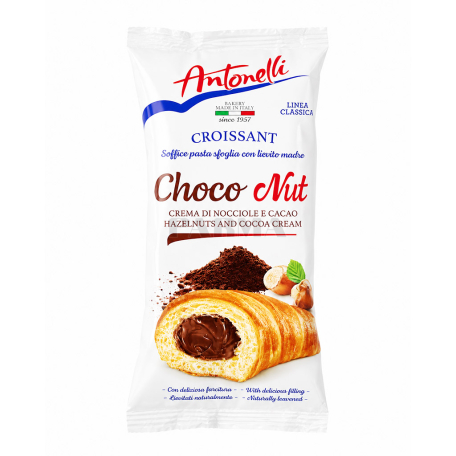 Croissant "Antonelli" chocolate cream, hazelnut cream 45g