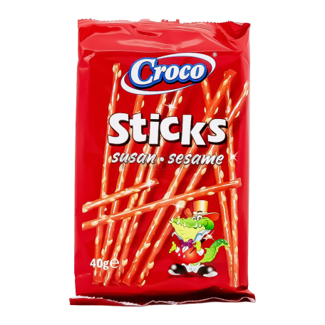 Соленые палочки "Croco Sticks" с кунжутом 40г