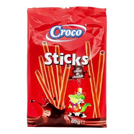 Палочки "Croco Sticks" шоколад 80г