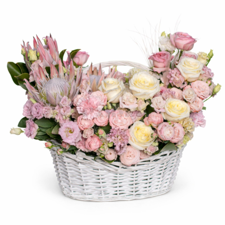 Composition "Latona Flowers" rose, peony