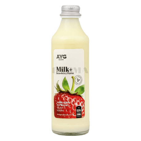 Կաթնային ըմպելիք «Ayg Dairy» ելակ 330մլ