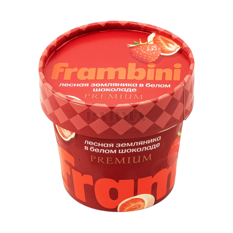 Земляника "Frambini" белый шоколад, замороженная 60г