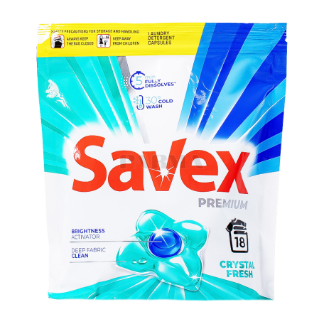 Washing gel "Savex Premium Crystal Fresh" colored 342g