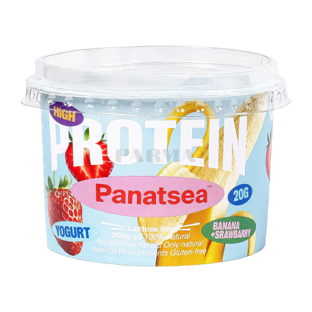 Յոգուրտ «Panatsea Protein» բանան, ելակ, առանց լակտոզա 240գ