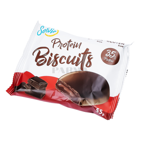 Cookie "Solvie Protein" chocolate, sugar free 55g