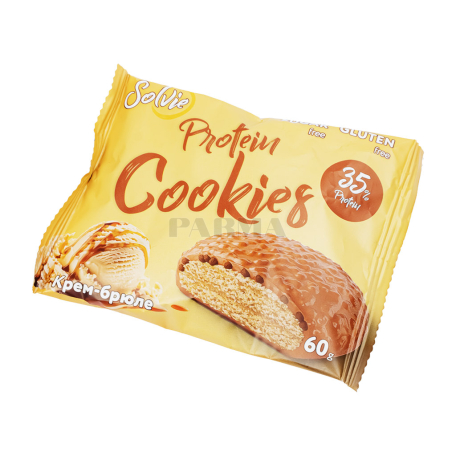 Cookie "Solvie Protein" creme brulee, sugar free 60g