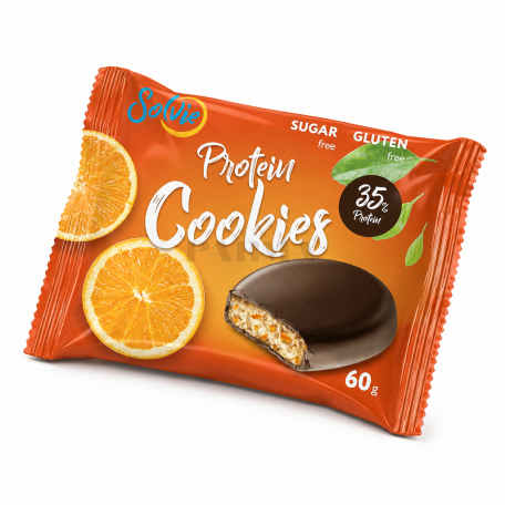 Печенье "Solvie Protein" апельсин, без сахара 60г