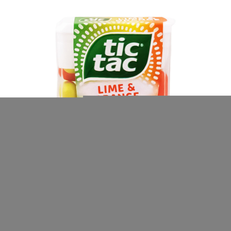 Սառնաշաքար «Tic Tac» լայմ, նարինջ 18գ