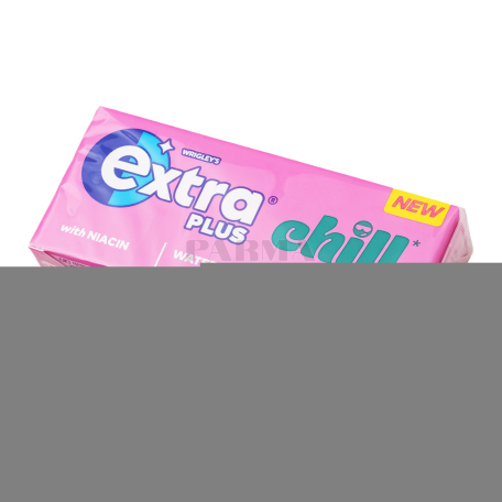 Жевательная резинка "Extra Plus Chill" арбуз, без сахара 15.6г
