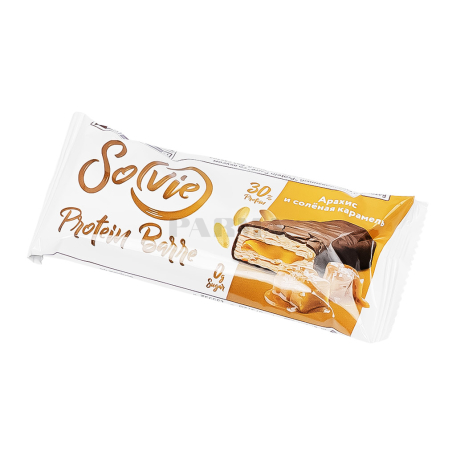 Baton "Solvie Protein" peanut, salted caramel, sugar free 50g