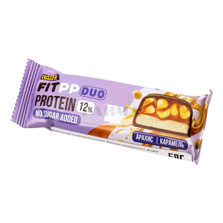 Baton "FitPP Duo Protein" peanut, caramel, sugar free 50g