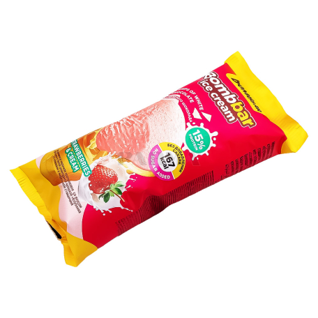Мороженое "BombBar Protein" клубничное, без сахара 90г