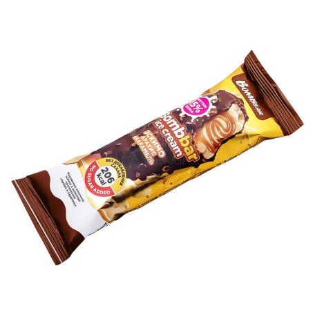 Ice cream "BombBar" eskimo, peanut, caramel, chocolate, sugar-free 70g