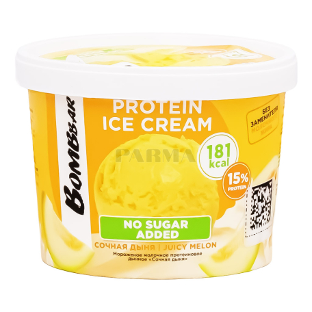 Ice-cream "BombBar Protein" melon, sugar-free 150g
