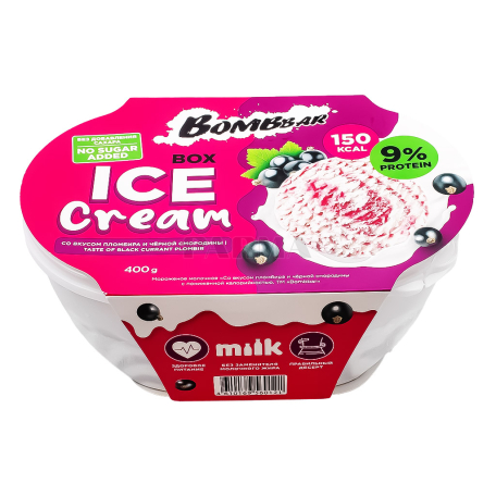 Ice-cream "BombBar" black currant 400g