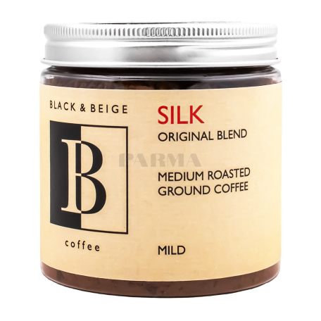 Coffee ground "Black & Beige Silk Arabica Robusta" 250g