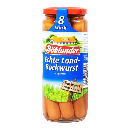 Sausages "Böklunder Land-Bockwurst" smoked 550g