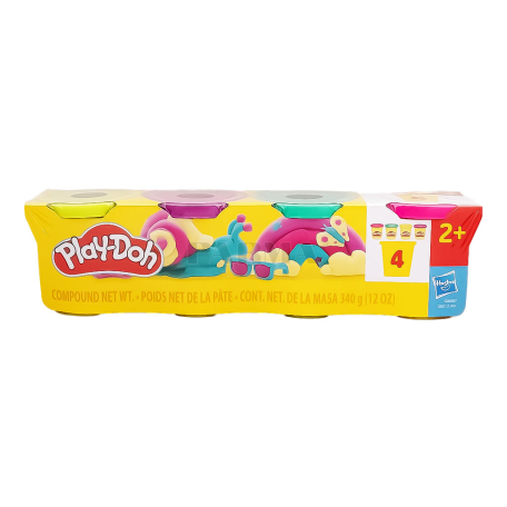 Ծեփամածիկ «Play-Doh Vibrant» հավաքածու 4հատ 340գ
