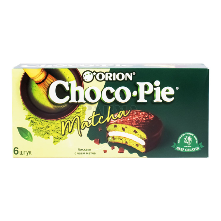 Թխվածքաբլիթ «Orion Choco-Pie» մատչա 180գ