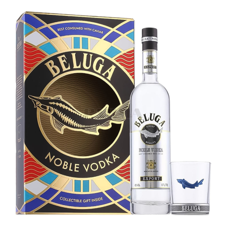 Vodka "Beluga Noble" +1 glass 700ml
