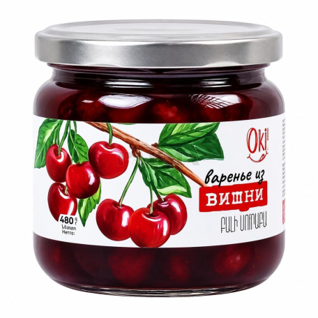 Մուրաբա «OkiChmoki» բալ 480գ