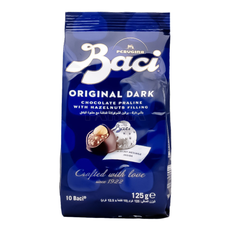 Шоколадные конфеты "Baci" темный 125г