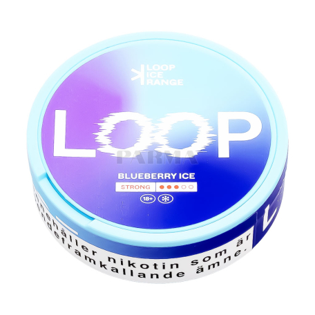 Никотиновые паучи "Loop Strong" ледяная черника 20x8.9мг