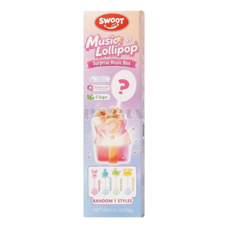 Ice sugar "Sweet Lolipop" with musical effect 18g