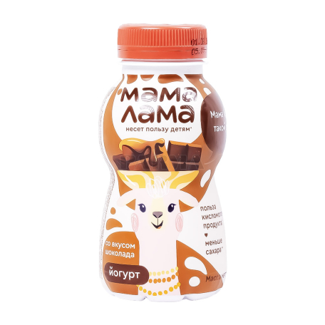 Yogurt drink "Epica Mama Lama" chocolate 2.5% 180g