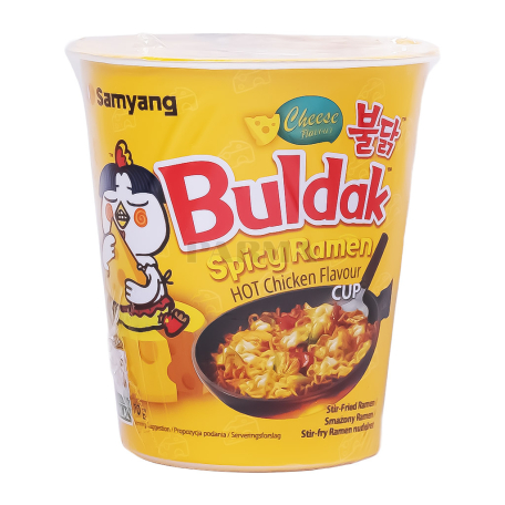 Лапша "Samyang Buldak Ramen" куриная, сыр, острая 70г