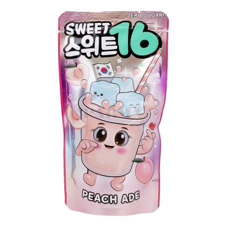 Ըմպելիք «Sweet16» դեղձ, առանց շաքար 200մլ