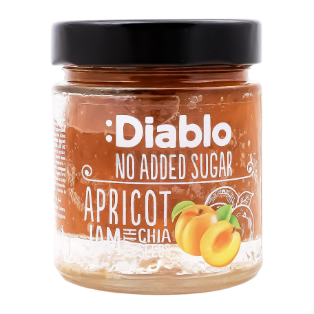 Ջեմ «Diablo» ծիրան, առանց շաքար 230գ