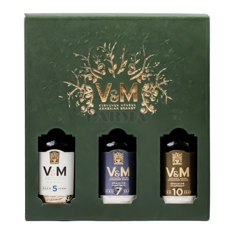 Կոնյակ «V&M» 3հատ 100մլ
