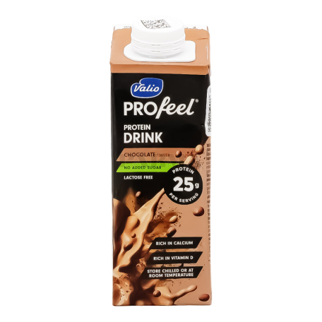 Ըմպելիք սպիտակուցային «Valio PROfeel Protein» շոկոլադ, առանց շաքար 250մլ