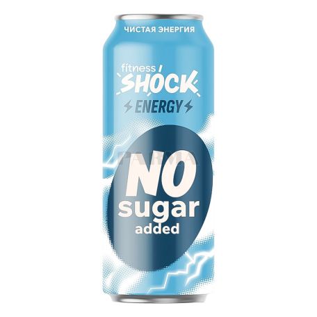 Энергетический напиток "FitnessShock Energy" без сахара 450мл