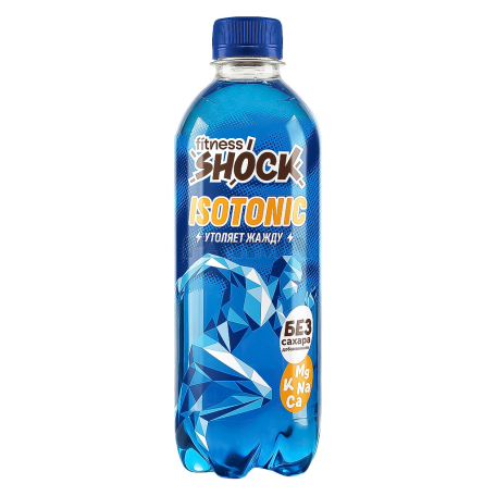 Ըմպելիք իզոտոնային «FitnessShock Energy» հատապտուղներ, առանց շաքար 500մլ