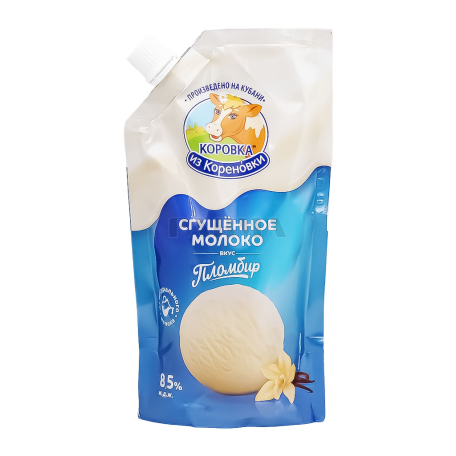 Condensed milk "Korovka iz Korenovki" vanilla plombir 8.5% 270g