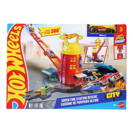 Игрушка "Hot Wheels City Super Fire Station Rescue"