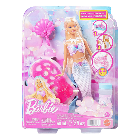 Игрушка "Mattel Barbie Bubble Sparkle Mermaid" кукла